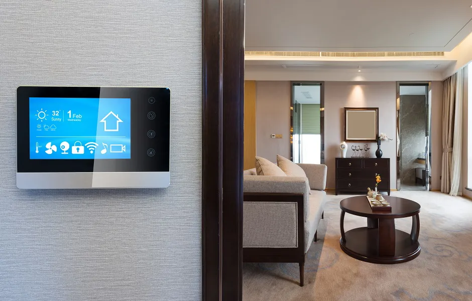 Styr temperaturen hemma med ett smart termostat.