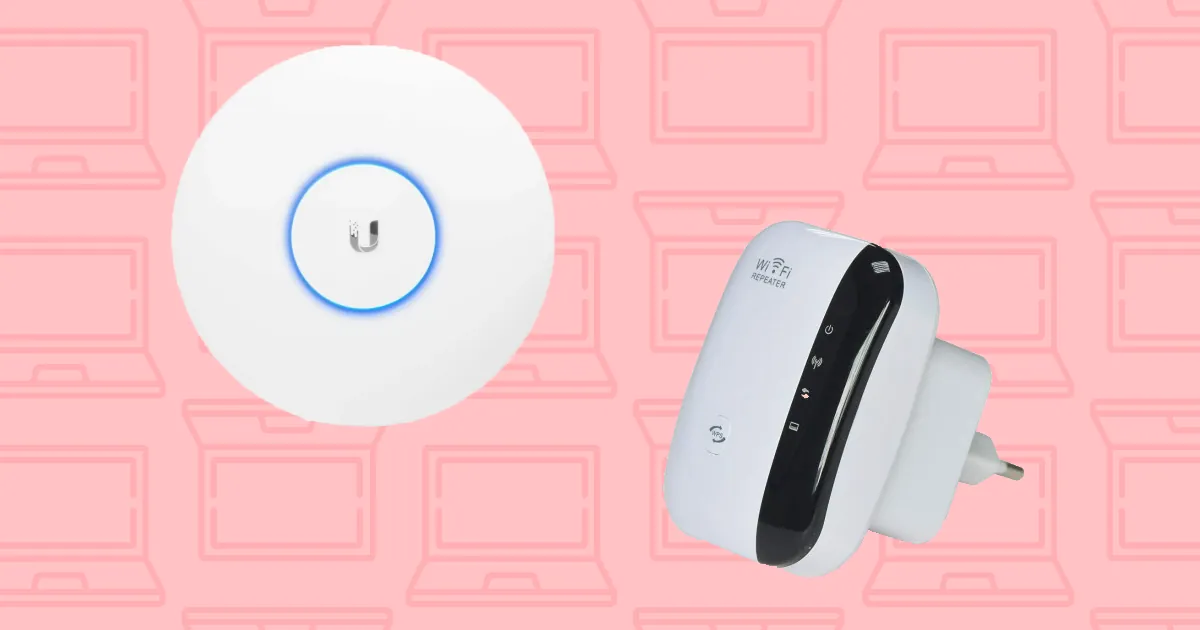 Vad är skillnad mellan en WiFi-repeater och en accesspunkt?