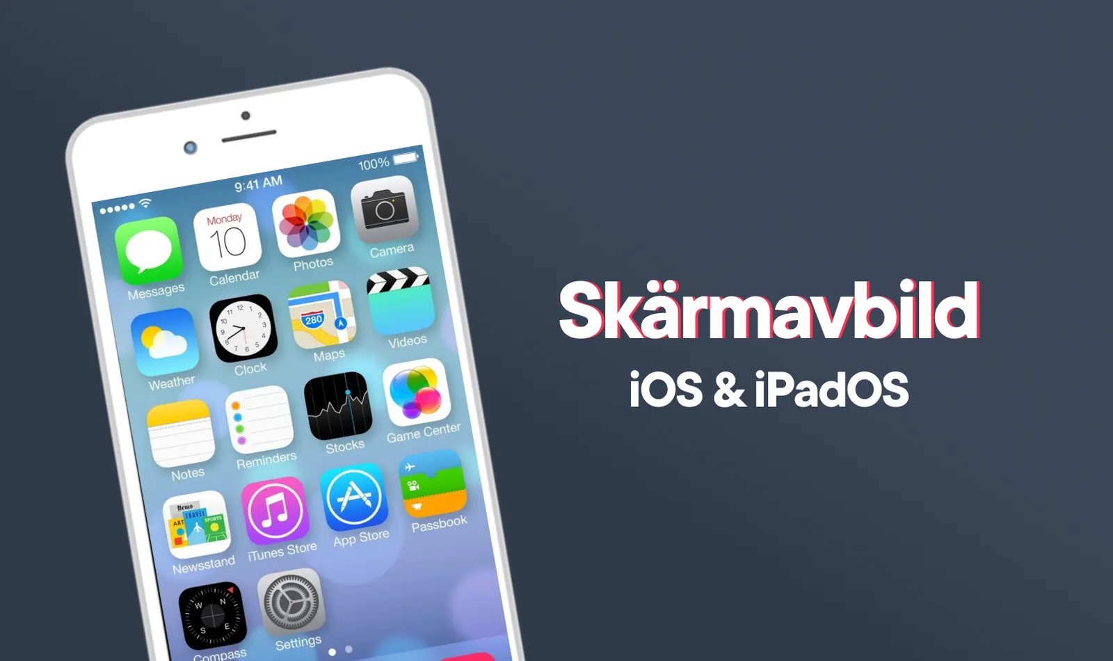 Såhär tar du en skärmbild - iOS iPhone & iPad OS