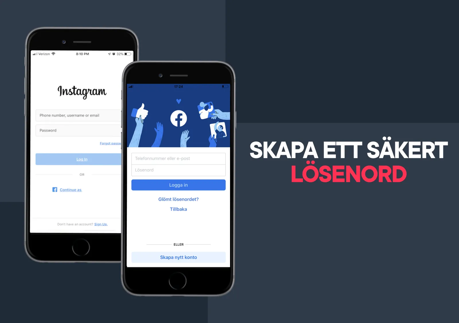 Hur skapar man ett säkert lösenord?