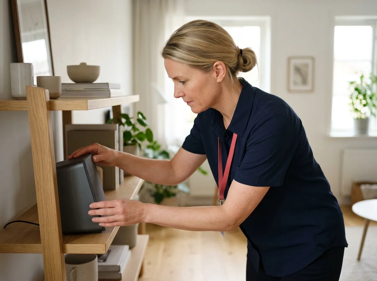 TechBuddy-tekniker hjälper till med bose