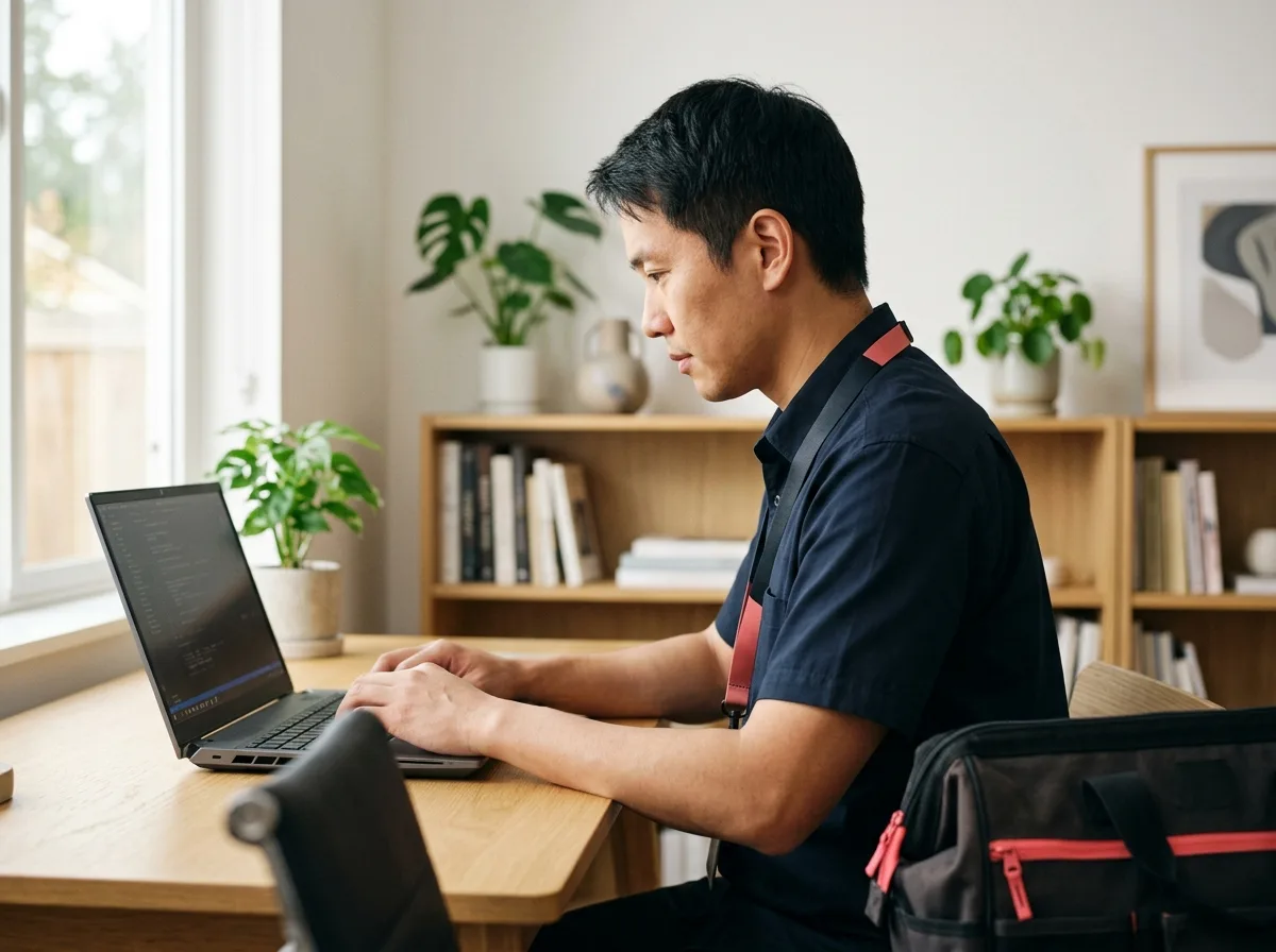 TechBuddy-tekniker hjälper till med asus