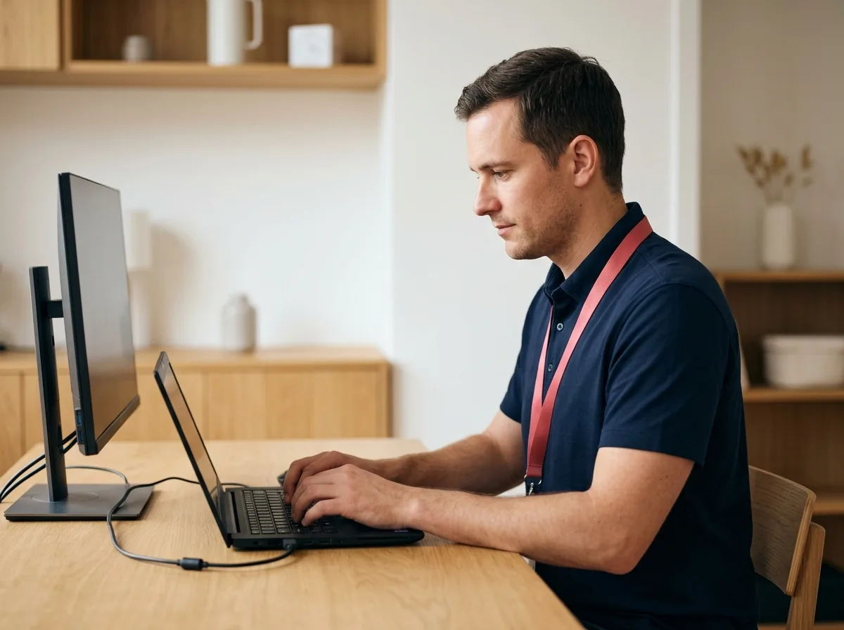 TechBuddy-tekniker hjälper till med dell
