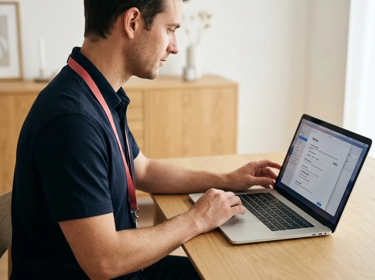TechBuddy-tekniker hjälper till med mac