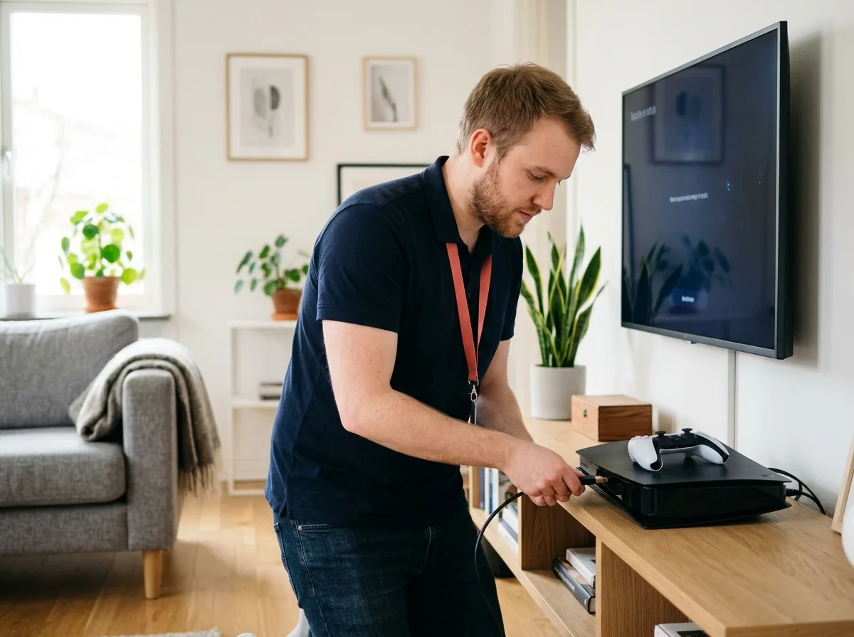 TechBuddy-tekniker hjälper till med xbox